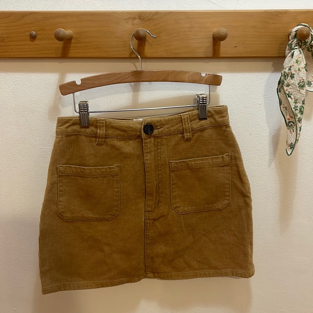 Corduroy skirt